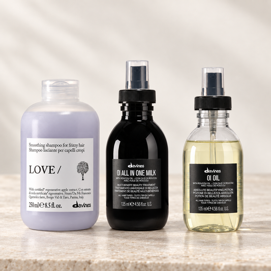 Davines Slett og Mjukt vörupakki